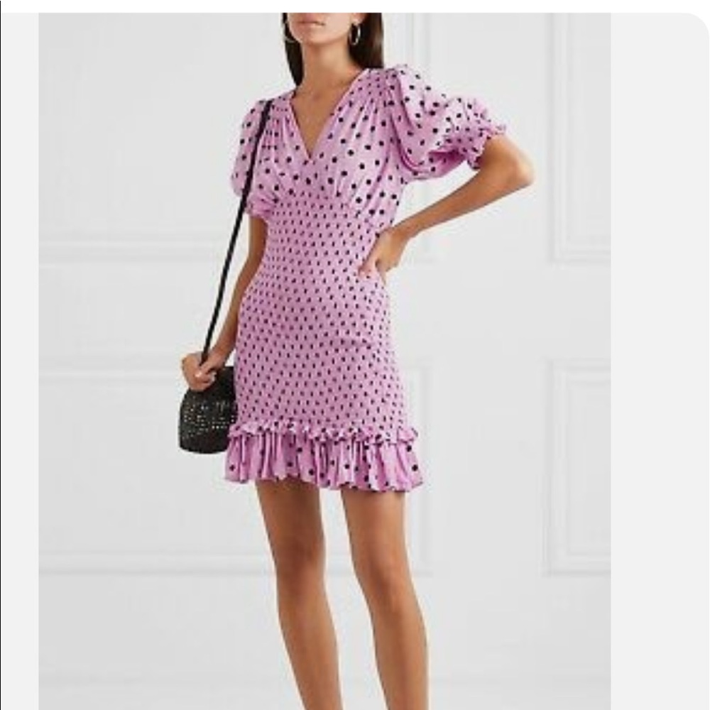 Faithfull The Brand Margherita Polkadot Mini Dress